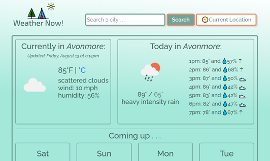 Weather Website